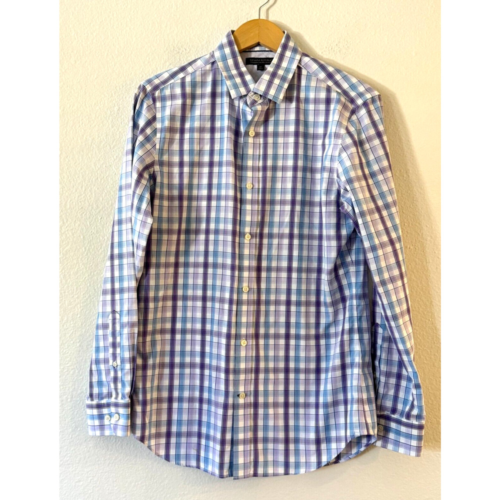 Banana Republic Mens Slim Fit Button Up Shirt